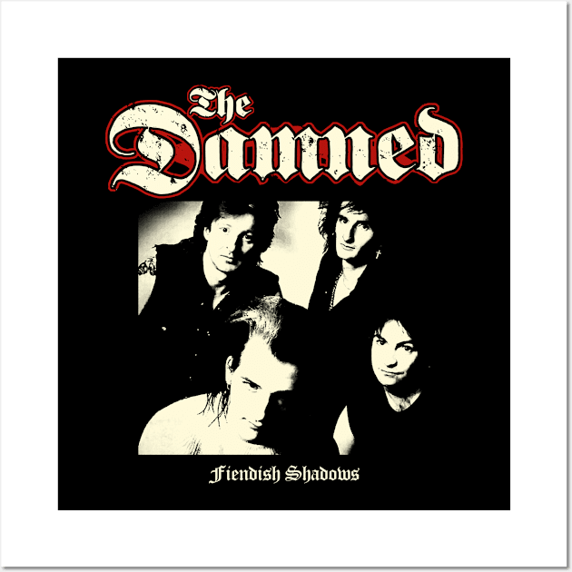 The Damned retro vintage Wall Art by Miamia Simawa